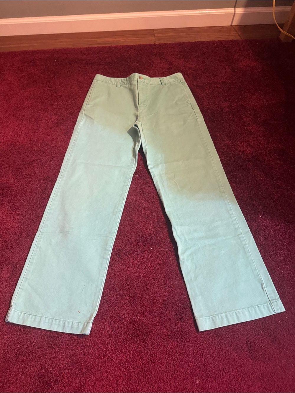 Vineyard Vines Kids Light Mint Green Wide-Leg Pants